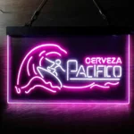 Pacifico Neon Sign Cerveza Wave Surfing 1