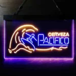 Pacifico Neon Sign Cerveza Wave Surfing 1