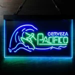 Pacifico Neon Sign Cerveza Wave Surfing 1