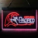 Pacifico Neon Sign Cerveza Wave Surfing 1