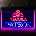Patron Neon Sign Tequila Home Bar 1