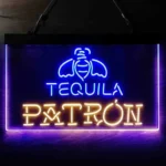 Patron Neon Sign Tequila Home Bar 1