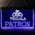 Patron Neon Sign Tequila Home Bar 1