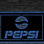 Pepsi Metal Sign Coke Logo Car 1