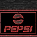 Pepsi Metal Sign Coke Logo Car 1