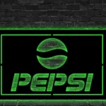 Pepsi Metal Sign Coke Logo Car 1