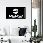 Pepsi Metal Sign Coke Logo Car 1