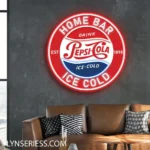 Pepsi Neon Sign Artistic Drink Ice Cold Cola 1898 1