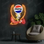 Pepsi Neon Sign Bespoke Cola Logo Custom American Eagle 1