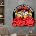 Pepsi Neon Sign Custom Drink Ice Cold Cola 1