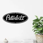 Peterbilt Metal Sign Logo Car 1