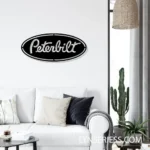 Peterbilt Metal Sign Logo Car 1
