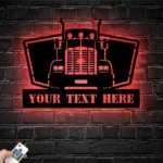 Peterbilt Metal Sign Pickup 1