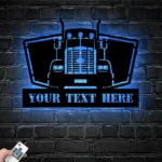 Peterbilt Metal Sign Pickup 1