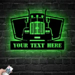 Peterbilt Metal Sign Pickup 1