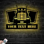 Peterbilt Metal Sign Pickup 1