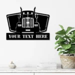 Peterbilt Metal Sign Pickup 1