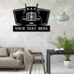 Peterbilt Metal Sign Pickup 1