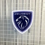 Peugeot Neon Sign Logo 1
