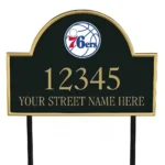 Philadelphia 76ers Metal Sign 76ers Team Logo 1