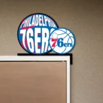 Philadelphia 76ers Metal Sign Philly Sixers Art 1