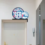 Philadelphia 76ers Metal Sign Philly Sixers Art 1