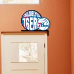 Philadelphia 76ers Metal Sign Philly Sixers Art 1