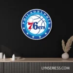 Philadelphia 76ers Neon Sign Philly 76ers Art 1