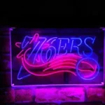 Philadelphia 76ers Neon Sign Tigers 1