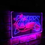 Philadelphia 76ers Neon Sign Tigers 1