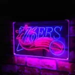 Philadelphia 76ers Neon Sign Tigers 1