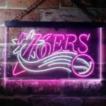 Philadelphia 76ers Neon Sign Tigers 1