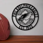 Philadelphia Eagles Metal Sign Custom Nfl 1