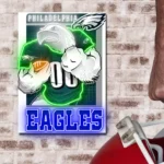 Philadelphia Eagles Neon Sign Mascot Acrylic 1