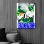 Philadelphia Eagles Neon Sign Mascot Acrylic 1