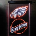 Philadelphia Eagles Neon Sign Navy Moon Bar Est 1933 1