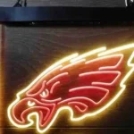 Philadelphia Eagles Neon Sign Navy Moon Bar Est 1933 1