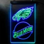 Philadelphia Eagles Neon Sign Navy Moon Bar Est 1933 1