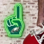 Philadelphia Eagles Neon Sign Nfl Foam Finger 1
