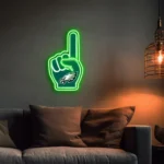 Philadelphia Eagles Neon Sign Nfl Foam Finger 1