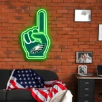 Philadelphia Eagles Neon Sign Nfl Foam Finger 1