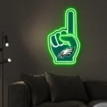 Philadelphia Eagles Neon Sign Nfl Foam Finger 1