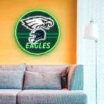 Philadelphia Eagles Neon Sign Nfl Helmet Acrylic 1