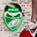 Philadelphia Eagles Neon Sign Skull 1
