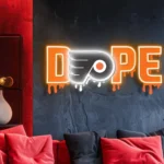 Philadelphia Flyers Neon Sign Dripping Dope 1