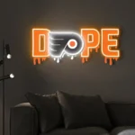 Philadelphia Flyers Neon Sign Dripping Dope 1