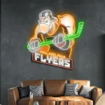 Philadelphia Flyers Neon Sign Mascot Acrylic 1