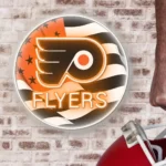 Philadelphia Flyers Neon Sign Us Flag Acrylic 1