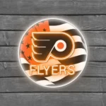 Philadelphia Flyers Neon Sign Us Flag Acrylic 1