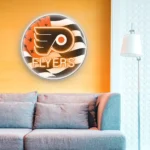 Philadelphia Flyers Neon Sign Us Flag Acrylic 1
